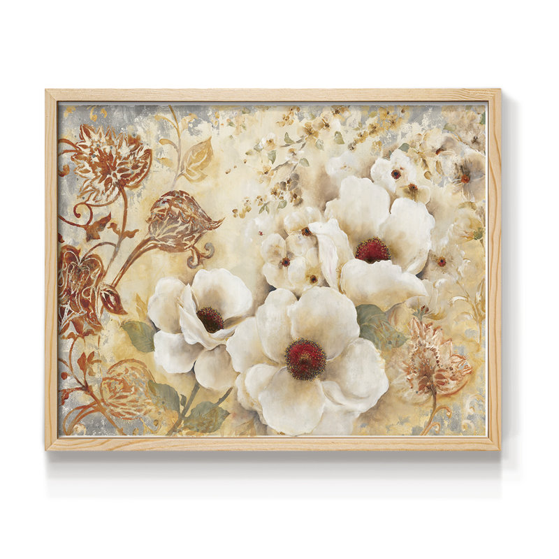 Jardin anglais - Reproduction encadrée - Restickable, H 8 po x l 10 po, Naturel