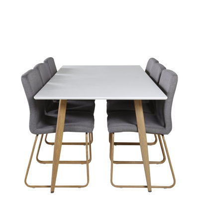 Braun 6 - Person Dining Set