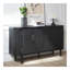 Armoire de rangement décorative, armoire d'appoint moderne avec tablettes réglables, buffet autoportant avec quatre portes, armoire décorative avec 4 portes pour le couloir du salon-625919472