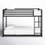 Lit superposé simple en fer Kutcher -295781802