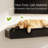 Floating TV Stand, Entertainment Center With LED Light, Solid Wood, Fully-Assembled-1487310374-1487310373