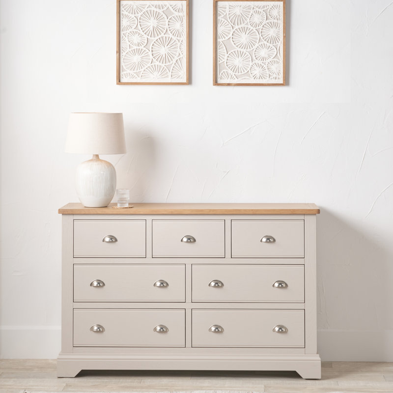 136cm W 7 - Drawer Chest of Drawers