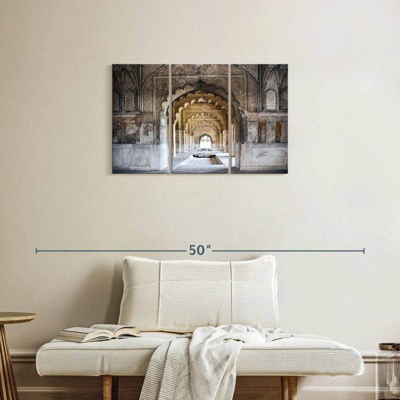 Nicci Red Fort Arches, 20" H x 33" W