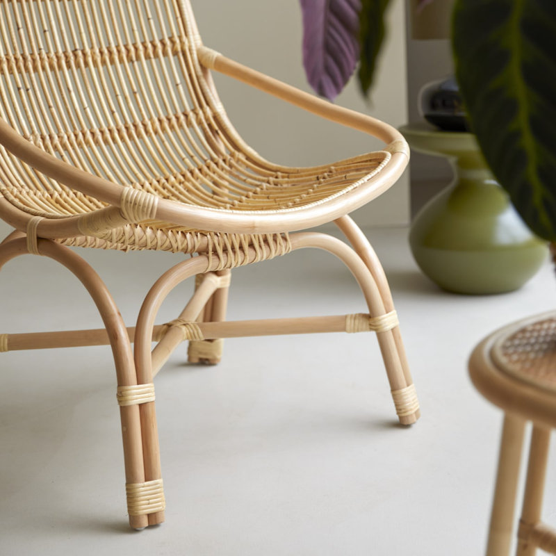 Pia Upholstered Accent Chair, Natural