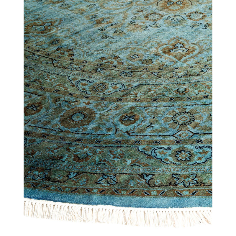 Fine Vibrance One-of-a-Kind 8' 1" X 8' 1" Hand Knotted Area Rug