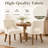 Upholstered Side Dining Chair with Solid Wood Legs-1199058011