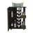 Bar Cart Wells,Four Casters, Carbon Espresso Finish-233584248