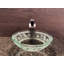 Lavabo de salle de bain vasque circulaire en verre Flower