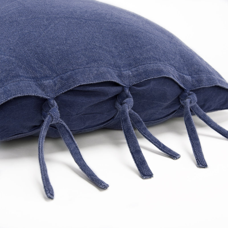 Ensemble de housse de couette, Housse de couette grand + 2 taies décoratives, Indigo