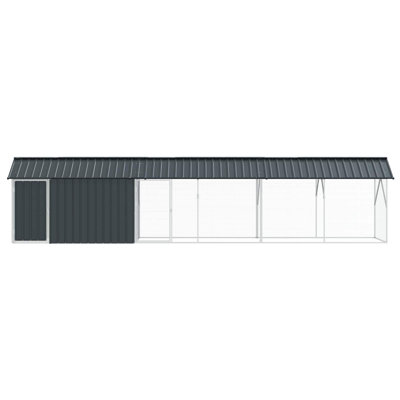 142cm Galvanised Steel Floor Bird Cage