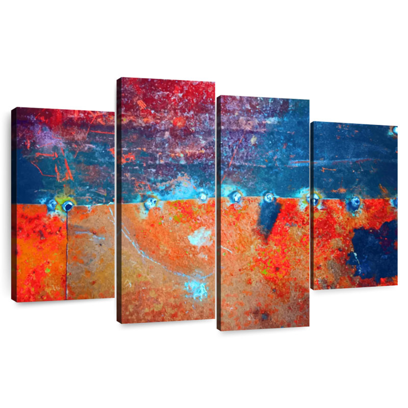 Avery Rust Abstract, 32'' H x 52'' W