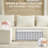U-Shaped Deep Seat Modular Sectional Sofa, Corduroy Upholstered Cloud Compression Couches With Side Pockets-257554480