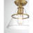 1 LT Ceiling Light in Vintage Gold-308220296-308220297