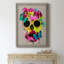Crâne floral - peinture sur toile encadrée-61336679-61336686
