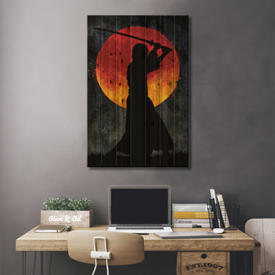 " Samurai Moon Black " by Nikita Abakumov