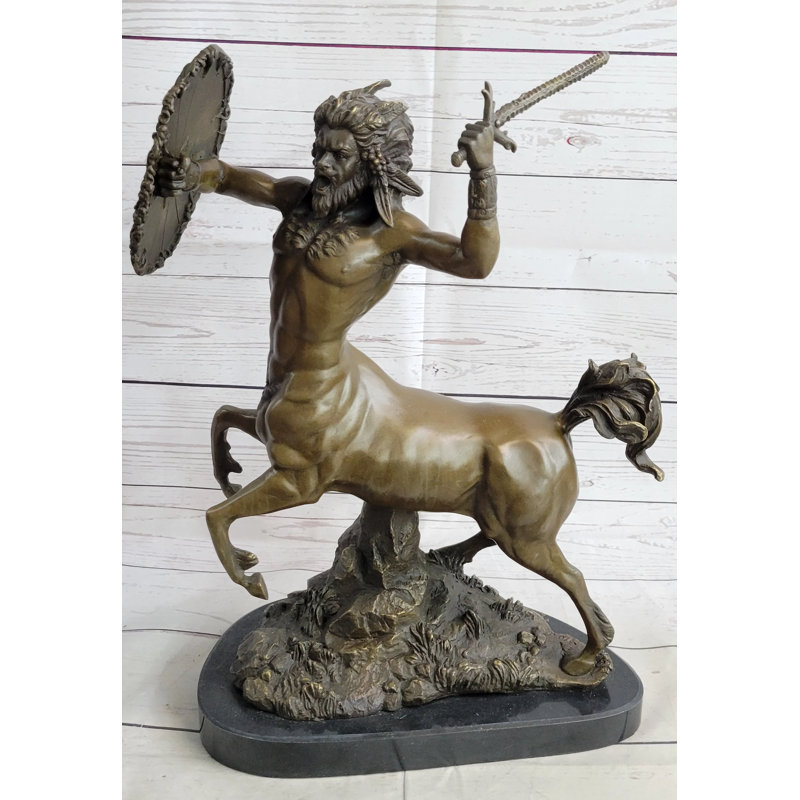 Bunche superbe sculpture centaure