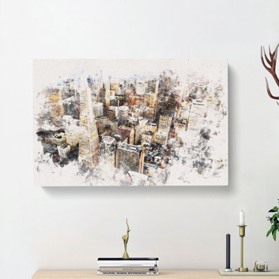 The San Francisco Skyline - Wrapped Canvas