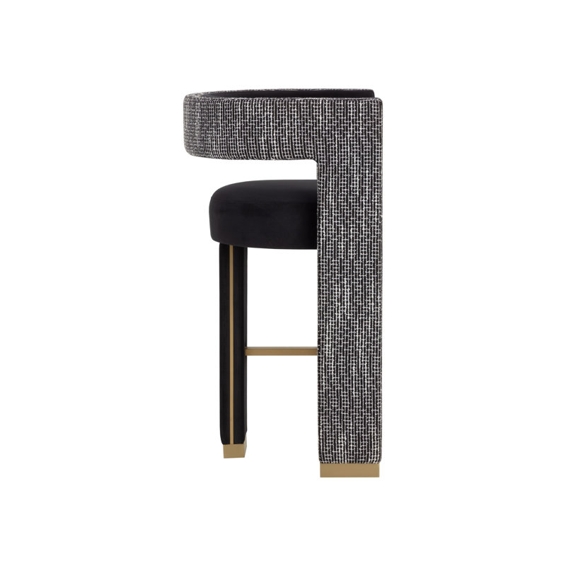 Adamina Barstool - Abbington Black/Hobbes Night, 30