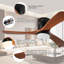 42 INCH WOOD CEILING FAN WITH LIGHT