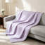  Couverture matelassée réversible réversible, 100% polyester doux et confortable, jeté léger, respirant, séchage rapide, pour lit AC, toutes saisons, rose, 80 po x 90 po.-119459276-119459274