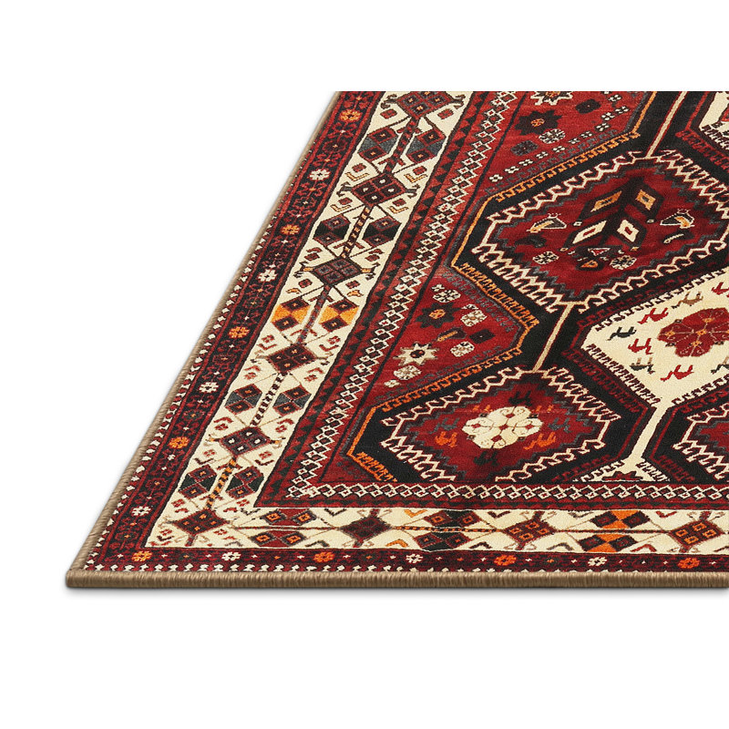Tapis brun Southwestern, Rectangle 5 pi x 7 pi