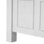 Meuble-lavabo de 36 po blanc antique avec lavabo en céramique, espace de rangement spacieux, attrait rustique et sensation de bon fonctionnement avec des compartiments spacieux, style rétro, processus d'assemblage simple-443546028
