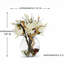 10" Moon Vase With White Magnolias	-655694346