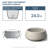 Medium Concrete Round Planter / Pot With Drainage Holes-1021015550-1021015551
