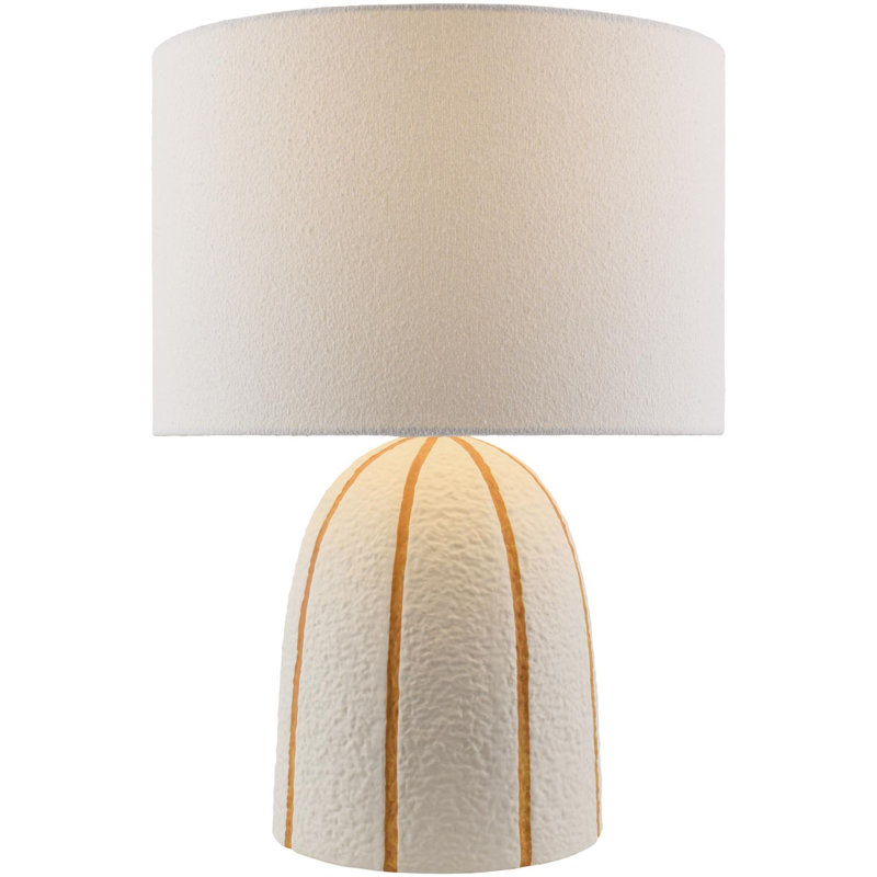 Lampe de table Gwendol, Beige/Orange