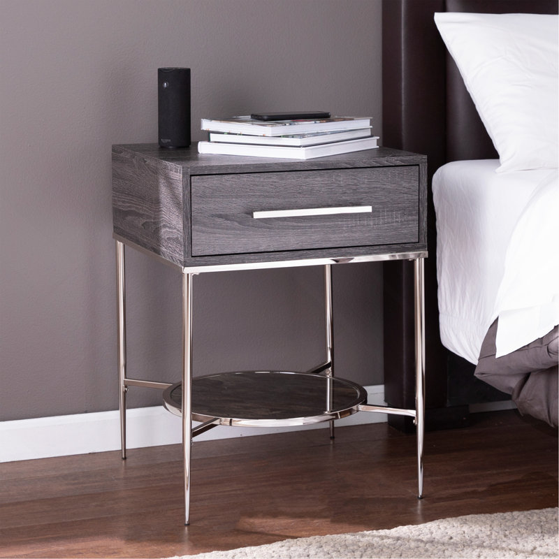 Table de chevet Waltenson avec rangement