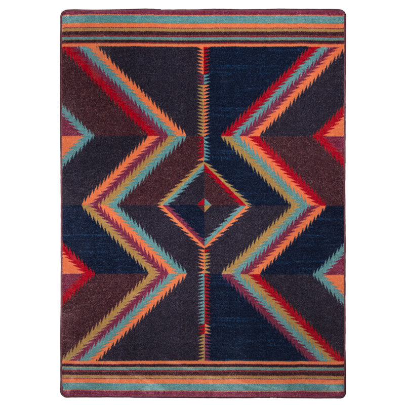 Sanni Southwestern Indoor Rug, Rectangle 3' x 4'