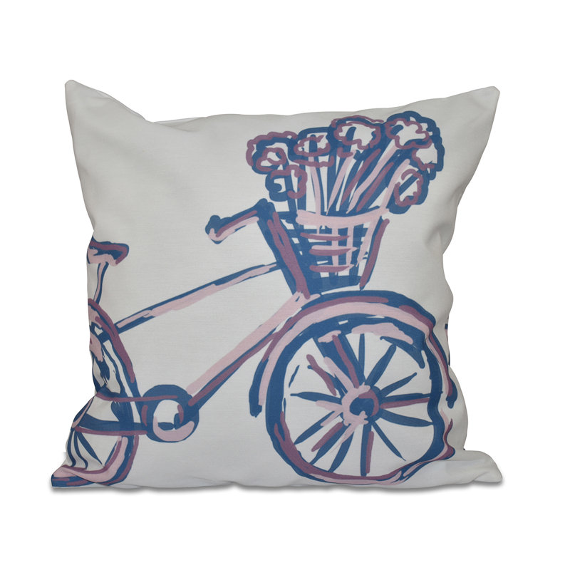  Housse de coussin carré et insert, H 16 po x l 16 po x P 1 po, Orchidée pâle