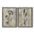 Toile avec cadre gris
