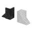 Serre-livres noir et blanc Aleemah Speckled
