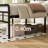 18 Inch Metal Bed Frame with Headboard and Footboard-963486999
