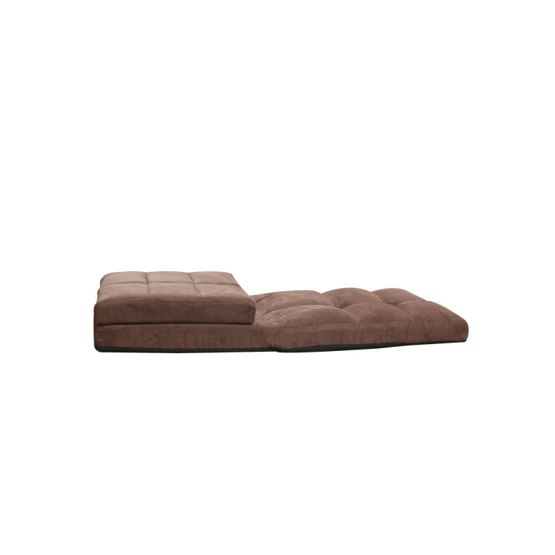 Triple canapé-lit rabattable, canapé de plancher réglable avec un oreiller, 5 positions inclinables, canapé-lit convertible pour invités, canapé-lit de jeu moderne et pliable réglable