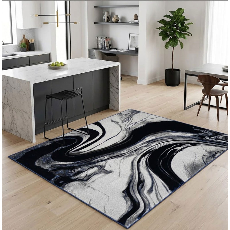 Geometric Indoor / Outdoor Area Rug, Rectangle 200 x 290 cm