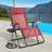 Jaleasa Outdoor Rust-Resistant Metal Chaise Lounge-982928605