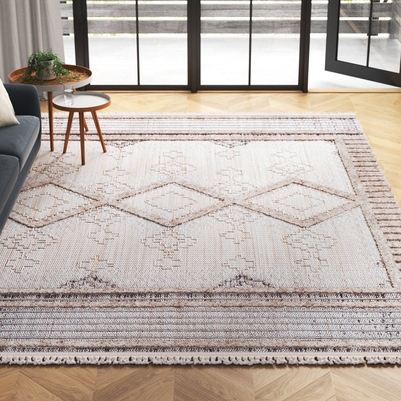 Howden Moroccan Machine Woven Area Rug, Rectangle 7'10" x 10'
