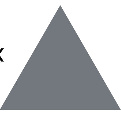 Décalcomanie murale motif triangle