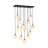 Nightfall 13-Light Linear Pendant - Black