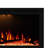 42" 1500W Heater Smart Recessed Wall Mounted Electric Fireplace With LED Top Light, 5120 BTU, App/Remote/Screen Panel Control-2131008614