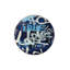 Tapis bleu tissé lavable à la machine-887378656