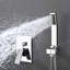 Douche murale contemporaine - Douche de salle de bain polie et tête de douche de luxe-124242007