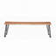 Banc de salle à manger en acacia naturel Zora