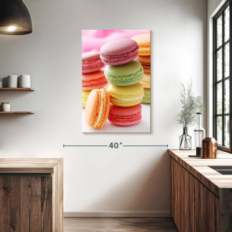 Yarlin Flavored Macarons, 39" H x 26" W