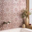 Cantico Taza Mixed Finish Lava Stone And Cement Mosaic Tile-144912276