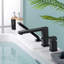Single Handle Deck Mounted Roman Tub Faucet-85843144