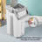 Mop Bucket With Wringer Set Flat Floor Mop For Floor Cleaning