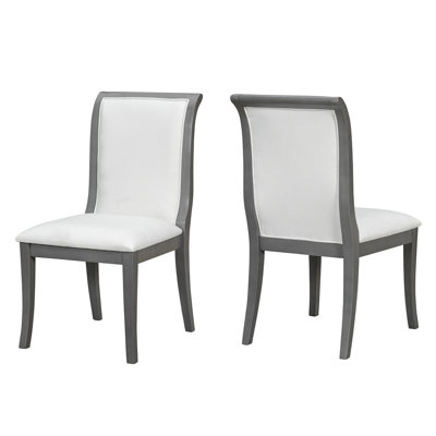 Traditional Elegant Upholstered Dining Chairs